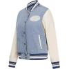 Pro Standard Womens NFL San Francisco 49ers Varsity Blues Denim Jacket Denim/Linen L