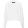 Pro Standard Womens NHL Classic Chenille Crewneck Sweatshirt(White)