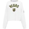 Pro Standard Womens NHL Classic Chenille Crewneck Sweatshirt(White)