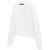 Pro Standard Womens NHL Classic Chenille Crewneck Sweatshirt(White)