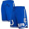 Mens NFL Classic Chenille Cotton Double Knit Short(Indianapolis Colts  Royal)