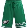 Mens NFL Classic Chenille Cotton Double Knit Short(Kelly Green)
