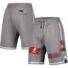 Mens NFL Classic Chenille Cotton Double Knit Short(Tampa Bay Buccaneers  Gray)