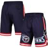 Mens NFL Classic Chenille Cotton Double Knit Short(Tennessee Titans  Navy)