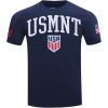 Mens USSF Classic Chenille Cotton Short Sleeve Tee(Midnight Navy)