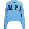PRO STANDARD Womens NBA Wingspan Brushed Back French Terry Crewneck Sweatshirt(University Blue)