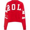 Pro Standard Womens NHL Wingspan Brushed Back French Terry Crewneck Sweatshirt(Red)