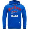 Pro Standard Mens NFL Old English Brushed Back French Terry Pull Over Hoodie(Blue)