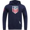 Pro Standard Men’s Ussf Classic Chenille Standard Double Knit Pullover Hoodie(Midnight Navy)