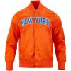 Pro Standard NBA mens Mens Nba Classic Satin Jacket(Orange)