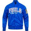 Pro Standard NBA mens Mens Nba Classic Satin Jacket(Royal Blue)