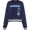 Pro Standard NBA womens Womens Nba Retro Classics Brushed Back French Terry Crewneck Sweatshirt(Midnight Navy)