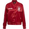 Pro Standard Womens College Classic Essentials Satin Jacket(Cardinal Red)