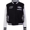 Pro Standard Womens NFL Pearls Varsity Jacket(Black)