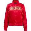 Pro Standard Womens NFL San Francisco 49ers Classic Chenille Satin Jacket Red L