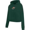 Pro Standard Womens NHL Classic Chenille Cropped Pullover Hoodie(Forest Green)