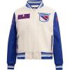Pro Standard Womens NHL Retro Classics Varsity Jacket(Eggshell/Royal Blue)
