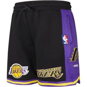 Big Boys NBA Classic Chenille Fleece Athletic Short(Black/Purple)