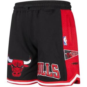 Big Boys NBA Retro Classics Fleece Athletic Short(Black/Red)