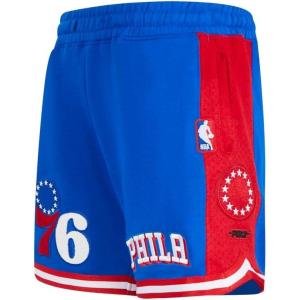 Big Boys NBA Retro Classics Fleece Athletic Short(Royal Blue/Red)