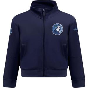 Pro Standard Big Boys NBA Classic Chenille Tricot Track Jacket(Midnight Navy)