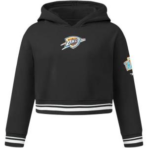 Pro Standard Big Girls NBA Retro Classics Fleece Pull Over Hoodie(Black)