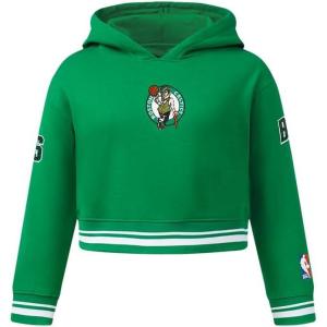 Pro Standard Big Girls NBA Retro Classics Fleece Pull Over Hoodie(Kelly Green)