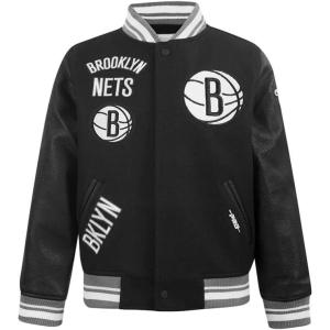 Pro Standard Big Kids NBA Retro Classics Varsity Jacket(Black/Gray)