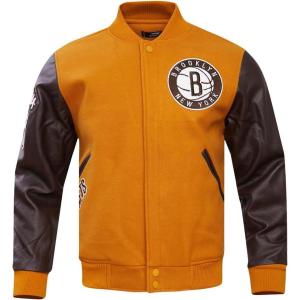 Pro Standard Mens NBA Classic Varsity Varsity Jacket(Brown)