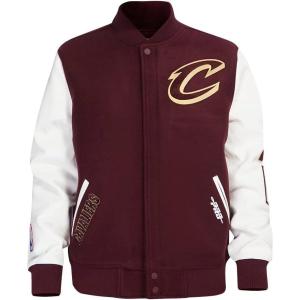Pro Standard Mens NBA Classic Varsity Varsity Jacket(Wine/White)