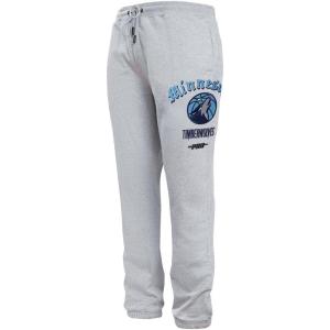 Pro Standard Mens NBA Old English Rib Sweatpant(Heather Grey)
