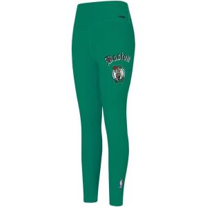 Pro Standard Womens NBA Old English Legging(Kelly Green)