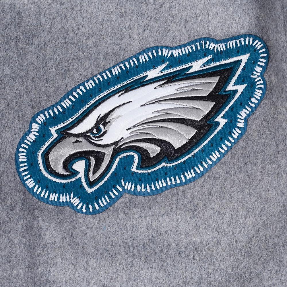 imageMens NFL DIY Pick Stitch Varsity JacketGrey