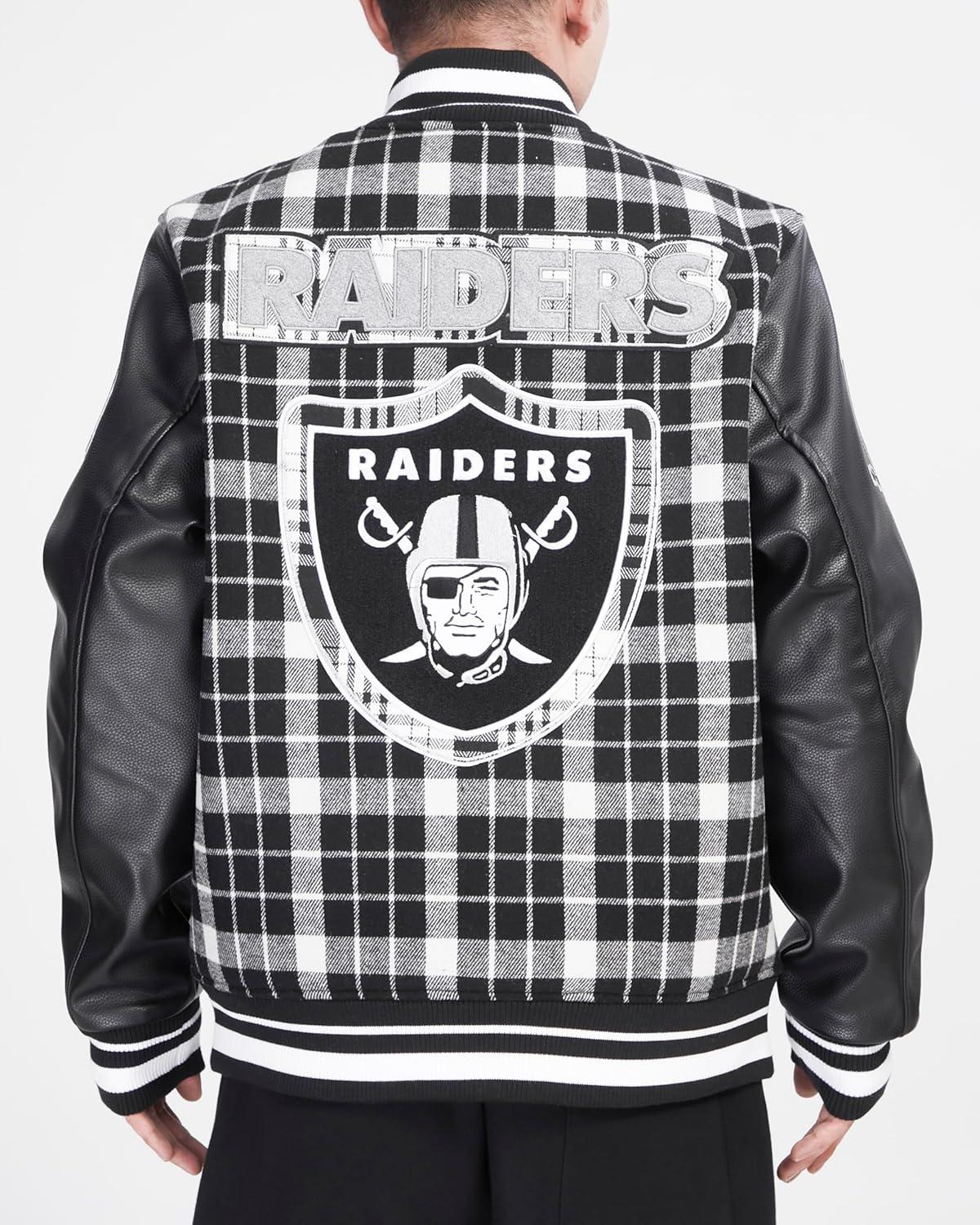 imageMens NFL Pro Prep Varsity JacketWhite
