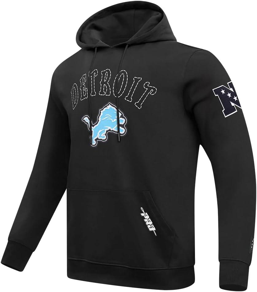 imageMens NFL Rebel Athletics Brushed Back French Terry Pull Over HoodieBlack