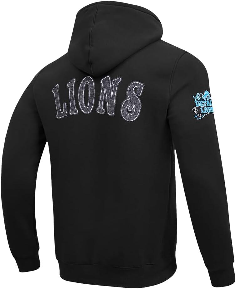 imageMens NFL Rebel Athletics Brushed Back French Terry Pull Over HoodieBlack