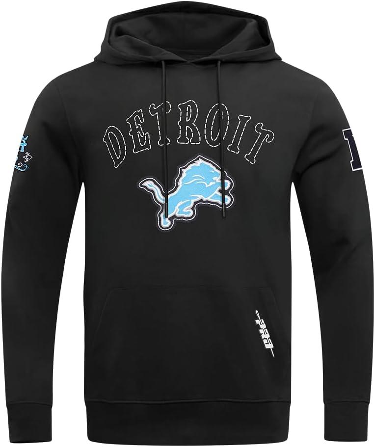 imageMens NFL Rebel Athletics Brushed Back French Terry Pull Over HoodieBlack