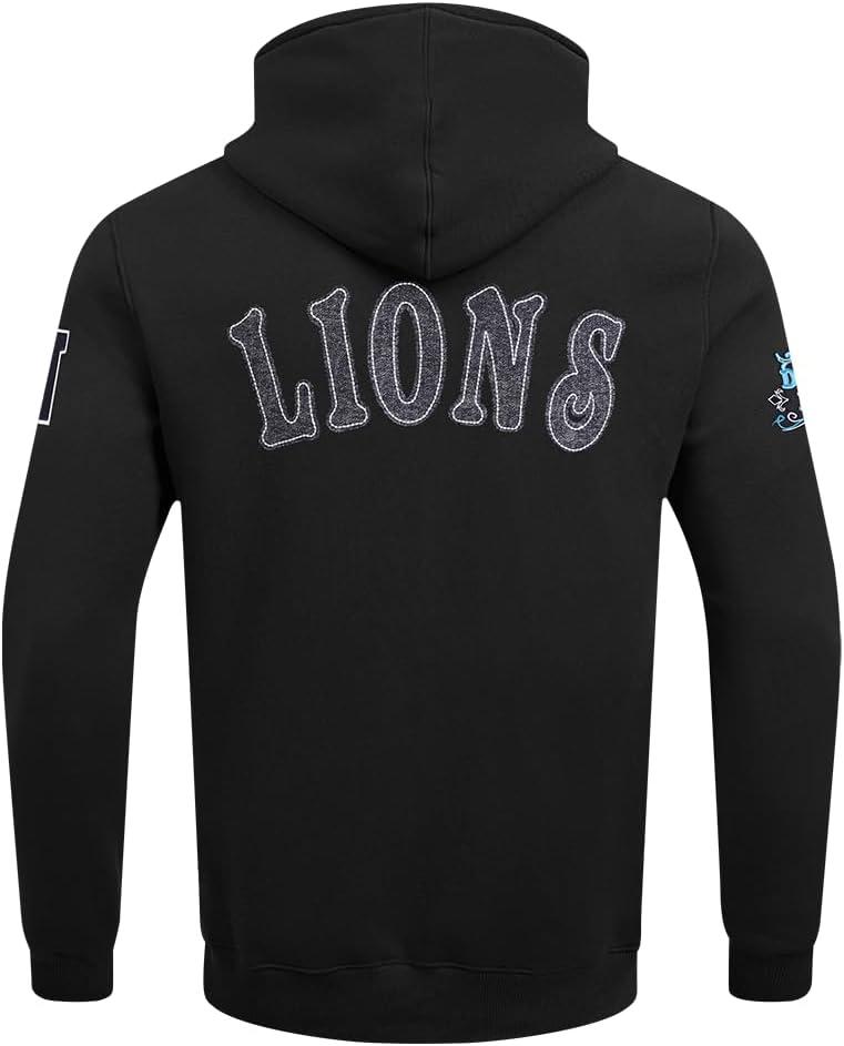 imageMens NFL Rebel Athletics Brushed Back French Terry Pull Over HoodieBlack