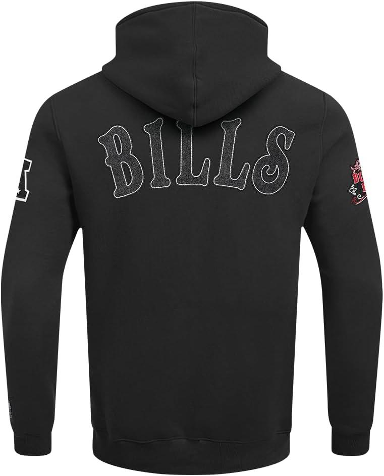 imageMens NFL Rebel Athletics Brushed Back French Terry Pull Over HoodieBlack