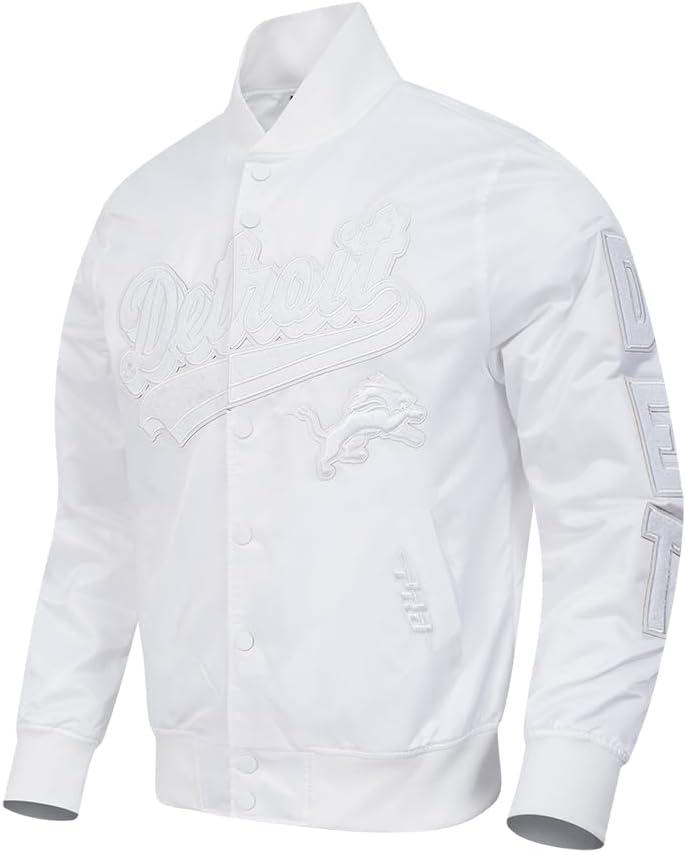 imageMens NFL White Out Satin JacketWhite