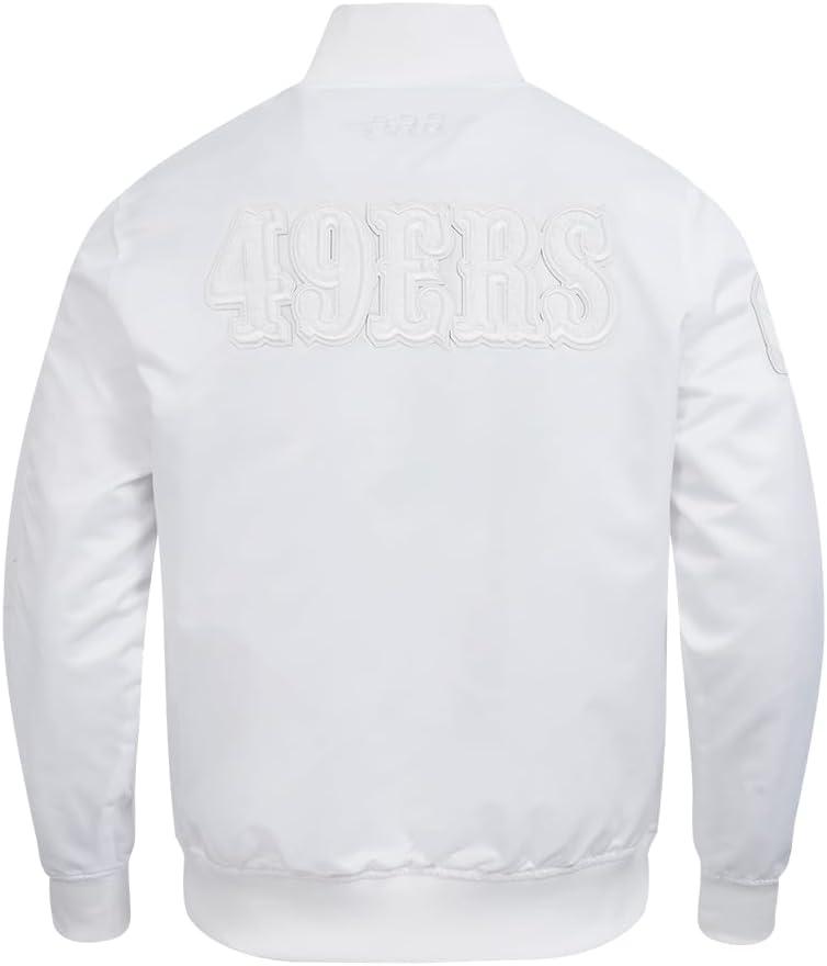 imageMens NFL White Out Satin JacketWhite