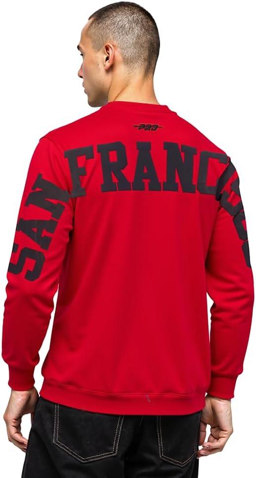 imageMens NFL Wingspan Fleece Crewneck SweatshirtRed