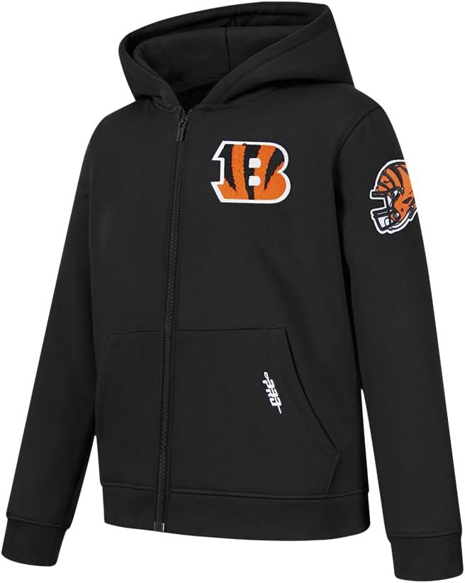 imagePro Standard Big Boys NFL Classic Chenille Full Zip HoodieBlack