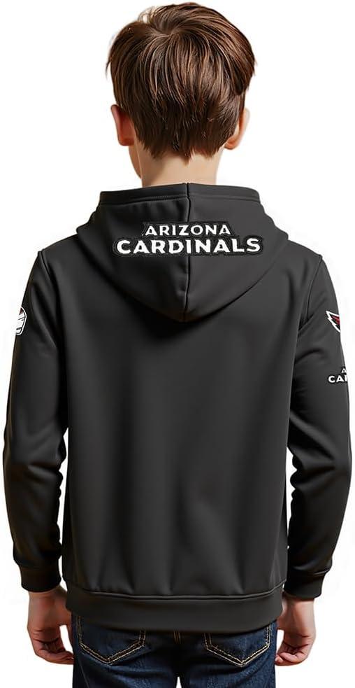 imagePro Standard Big Boys NFL Classic Chenille Full Zip HoodieBlack