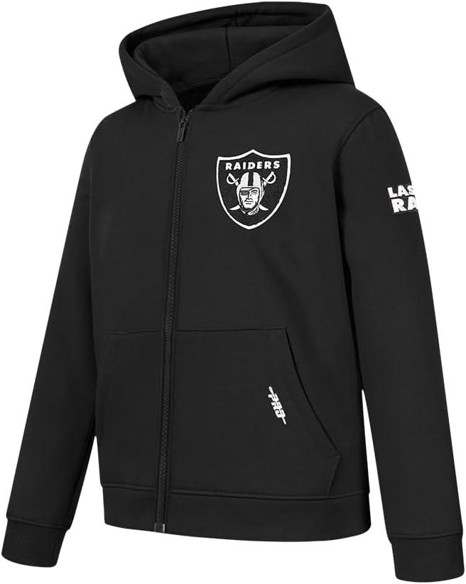 imagePro Standard Big Boys NFL Classic Chenille Full Zip HoodieBlack
