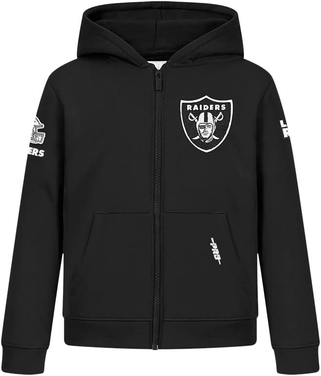 imagePro Standard Big Boys NFL Classic Chenille Full Zip HoodieBlack