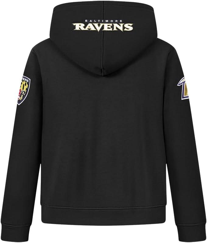 imagePro Standard Big Boys NFL Classic Chenille Full Zip HoodieBlack