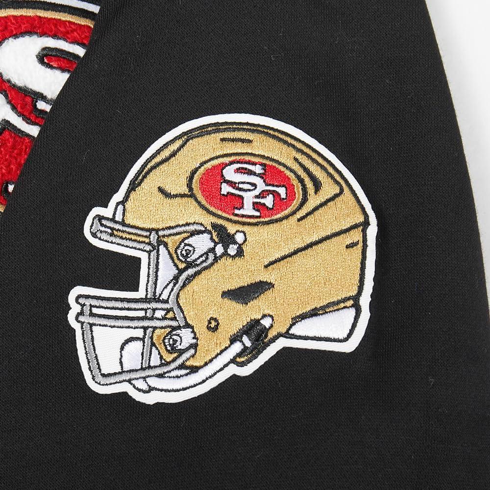 imagePro Standard Big Boys NFL Classic Chenille Full Zip HoodieBlack