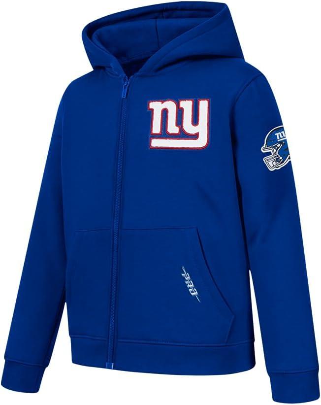 imagePro Standard Big Boys NFL Classic Chenille Full Zip HoodieDodger Blue