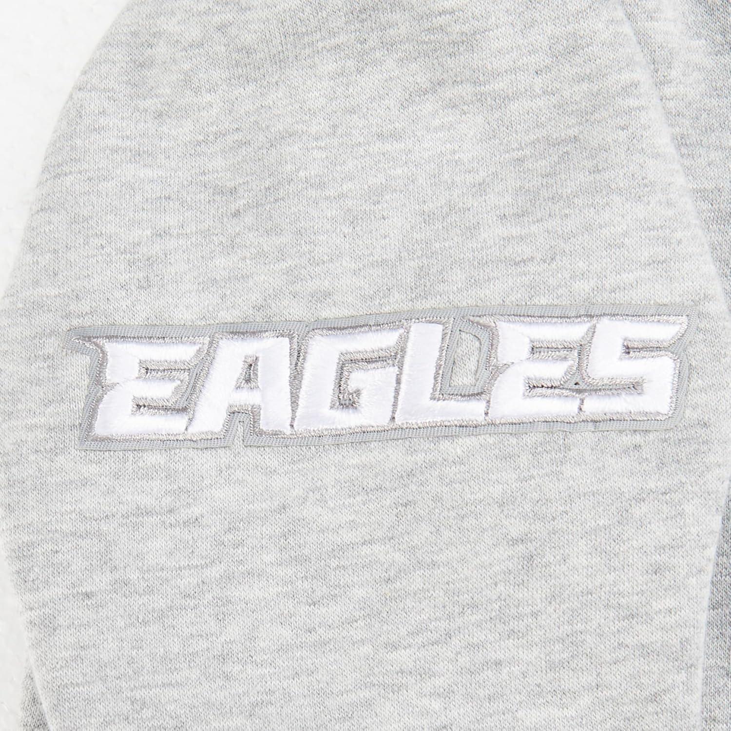 imagePro Standard Big Boys NFL Classic Chenille Full Zip HoodieHeather Grey
